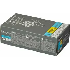 Перчатки нитриловые BENOVY CHLORINATED экономичная упаковка