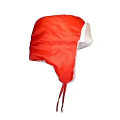 Шапка-ушанка для "Снежного десанта" красная