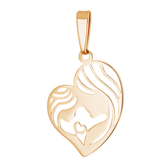 Подвеска золотая "Мать и дитя"