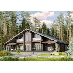 Дом из клееного бруса Брюссель