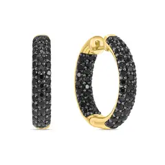 Серьги с цветными сапфирами