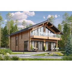 Дом из клееного бруса Шамони
