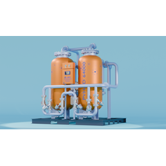 Адсорбционный осушитель горячей и холодной регенерации