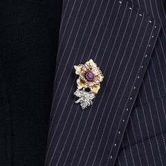 Брошь-игла "Флора"