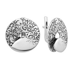 Серьги сложные 925 пробы