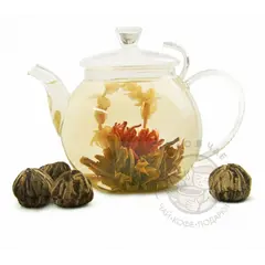 Связанный чай "Моли Бай Хэ Сян Ню" Белая лилия бессмертной девы