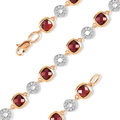 Браслет с полудрагоценными вставками