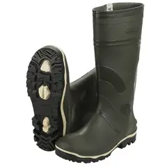 Сапоги рабочие мужские "Шахтер" из ПВХ с металлостелькой маслобензостойкие