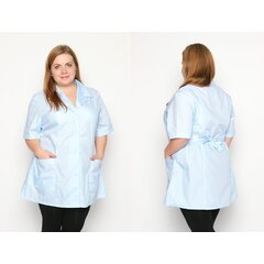 Рубашка мед. жен. цветной М-227А ткань Тиси светло голубой