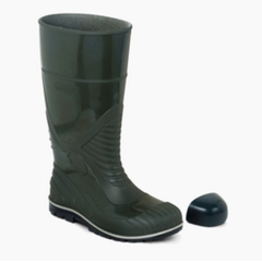 Сапоги рабочие мужские "Шахтер" из ПВХ с металлоподноском маслобензостойкие