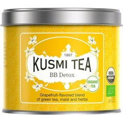 Чай KUSMI TEA BB DETOX (Зеленый чай, мате, грейпфрут), банка (100 гр)