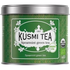 Чай KUSMI TEA SPEARMINT GREEN TEA (Зеленый чай с мятой), банка (100 гр)
