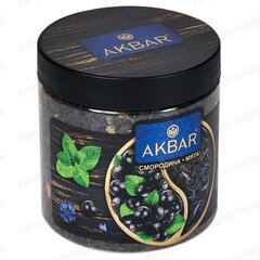 Чай Акбар черный крупнолистовой Смородина и мята 100 грамм * 6