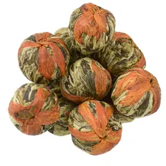 Зеленый связанный чай Личи-Лимон (Лотос)