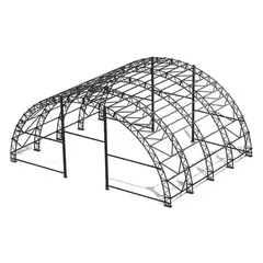 Конструкции для большепролетных каркасных ангаров