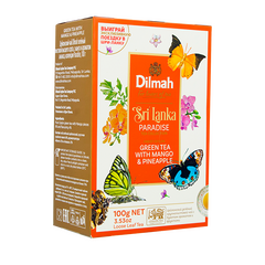 Цейлонский зелёный чай высшего сорта с манго и ананасом (крупнолистовой)