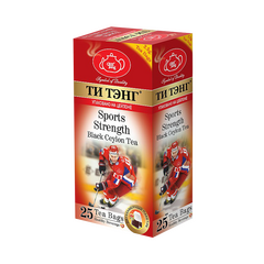 Чай TEA TANG черный "Для спортсменов", 25 пакетиков