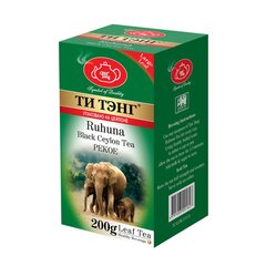 Чай TEA TANG черный "Рухуна", 200 г. картонная упаковка