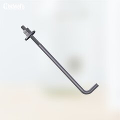 56х1900 1.1 Фундаментный анкерный болт ГОСТ 24379.1-80(2012), 09Г2С, Резьба 160, Длина загиба 200