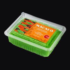 Изделие икорное рыбное соленое мороженое «МАСАГО» цвет зелёный