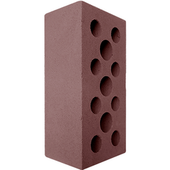 Силикатный кирпич утолщенный 11-ти пустотный Розовый