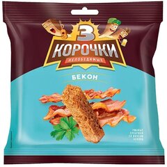 Сухарики «3 Корочки» со вкусом бекона, 40 гр.