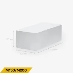 Кирпич силикатный полнотелый утолщенный рядовой М150