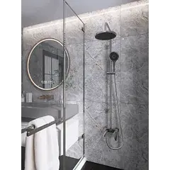 Душевая стойка хром