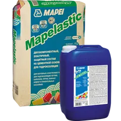 Цементно-полимерное эластичное покрытие MAPELASTIC