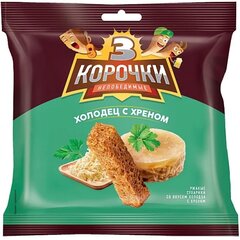 Сухарики «3 Корочки» со вкусом холодца с хреном, 40 гр.