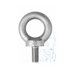 Рым-болт М10.099 ГОСТ 4751-73 (Цинк)