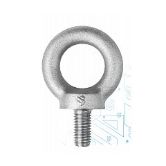 Рым-болт М12.099 ГОСТ 4751-73 (Цинк)