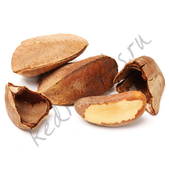 Бразильский орех в скорлупе