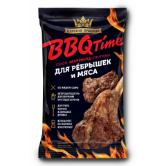 Приправа BBQ TIME "Для ребрышек и мяса" марин/припр сух30гр*20шт "ЦП"