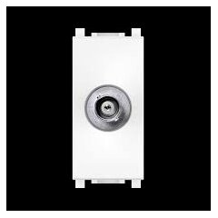 Антибактериальная аудио/видео розетка BNC CADUCEUS ALING EXPERIENCE для скрытой проводки