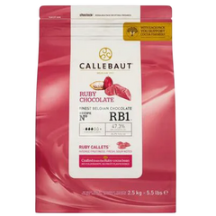 Шоколад CALLEBAUT CHR-R35RB1-E4-U70 в каллетах рубиновый "Руби" 47,3%