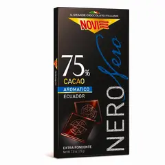 Горький шоколад 75% Эквадор NOVI NERO NERO ELAH DUFOUR, 75г