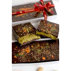 Дубайский шоколад ТЕМНЫЙ с фисташкой