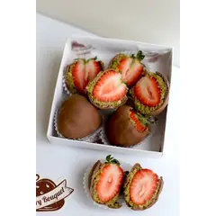 Клубника в дубайском шоколаде 5 шт