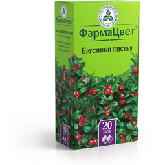 Брусники листья