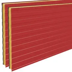 Сэндвич-панель стеновая с односторонним лакокрасочным покрытием 225 мм