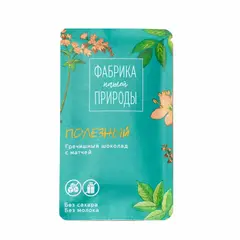 Шоколад с матчей без молока и сахара «Фабрика Природы»