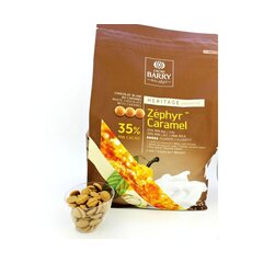Шоколад белый ZEPHYR CARAMEL™, 35% в дисках, 100 г (Франция)