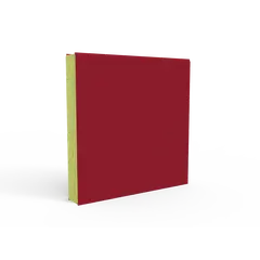 Стеновая сэндвич-панель 50 мм с покрытием RAL рубиново-красный