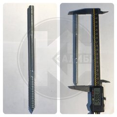 Шуруп-шпилька, 10*180 мм (1шт) оцинкованная