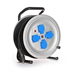 Удлинитель на металлической катушке "ЭНАРГИТ", МК1: кг 2*1,5 (20 метров, IP 44)