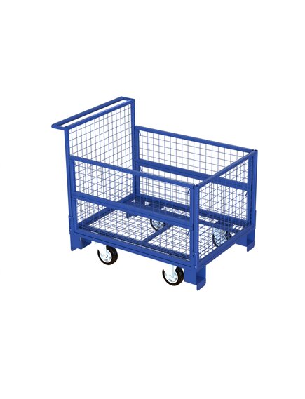 Тележка платформенная с сетчатыми бортами LM01