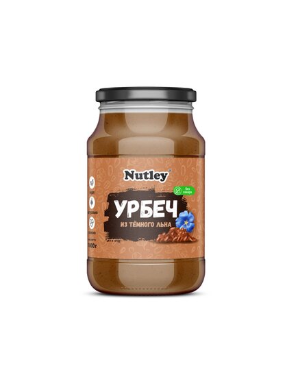 Урбеч из семян темного льна (900г)