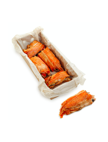 Хребты лосося (сёмги) Горячего копчения