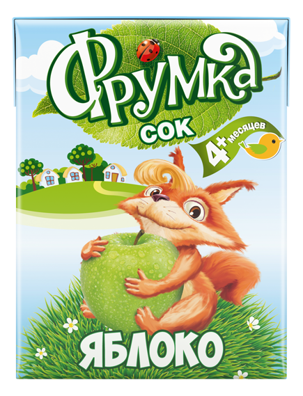 Сок яблочный осветленный Фрумка
